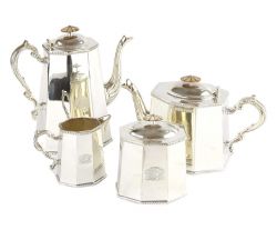 octagonal tea and coffee set (4pieces), art 0218400