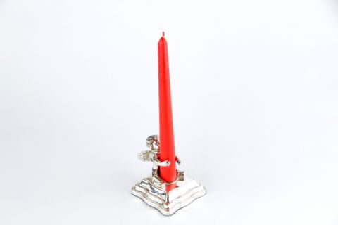 candlestick with small angel and candle, art 0192200