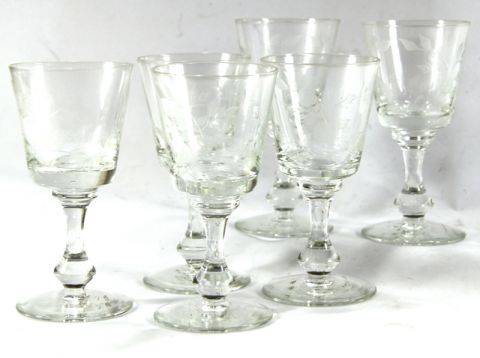 wine glass set of 6, art 042020A