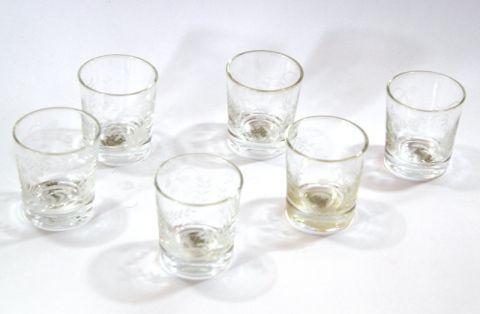 liquor glass set of 6, art 042190A