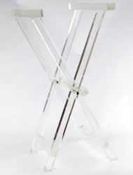 table pliant in plexiglass, art 0410900