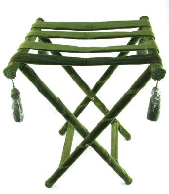 table pliant - green coloured velvet, art 04101VE