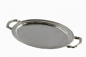 Oval tray with handles 62*36 english, art 0130400