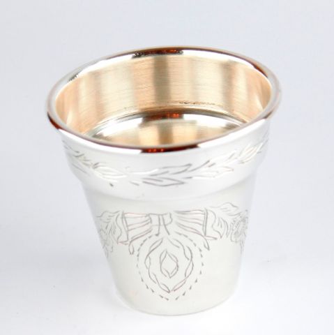 engraved vase holder D 9 H 8,5, art 019470B