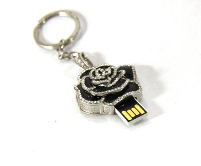 pink and black key ring USB 2GB, art 076680N
