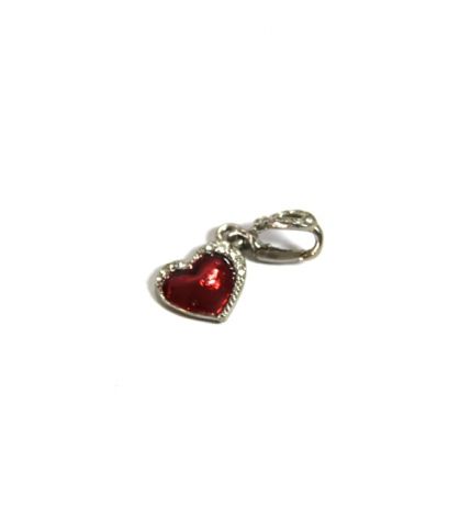 red small pendant with heart, art 076780R