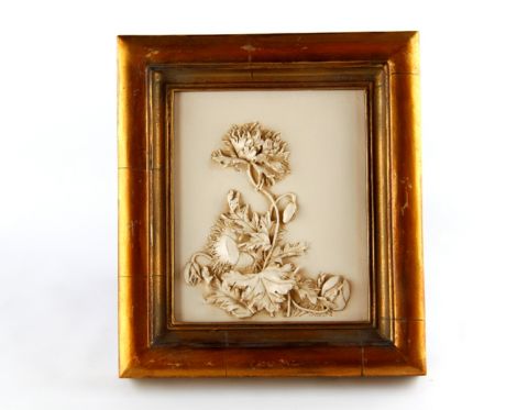 flower golden frame, art 0801200