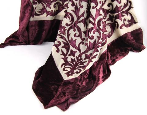 velvet table cloth 170x170 cm, art 0860306BX