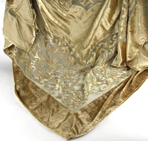 velvet table cloth 170x170 cm, art 0860306G