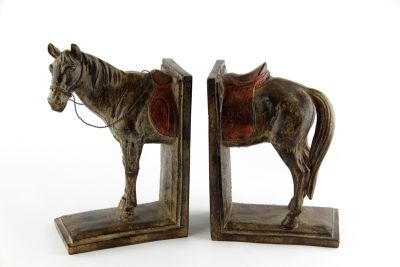 horse shaped bookends, art 0870164