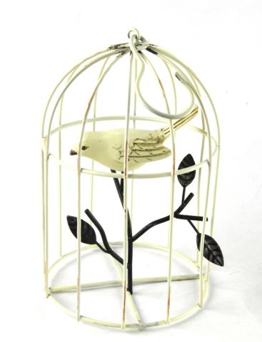 cage with bird, art 8900712