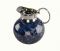 big blue color carafe with sheffield top, art 04034BL