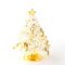 christams tree - white and gold, art 0754700