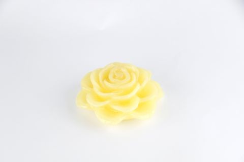 white rose shaped candle, art 8300107W