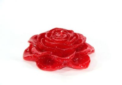 large size rose shaped candle-red (at least2p, art 8300108R