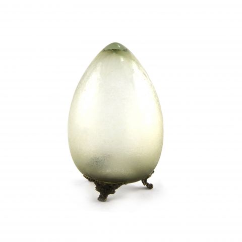 "collezione morandi" egg with stand in bronze, art 0467900