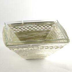 squared salad bowl with glass, art 0414900