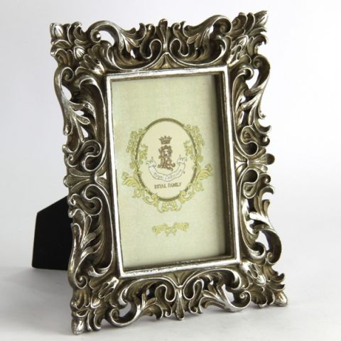 silver colour rectangular frame 10x15 cm, art 0870433