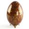 bordeaux and gold small egg with stands, art 0684200