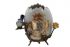 ceramic egg with bird and brass basement, art 0663800