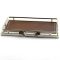 TRAY OBJECTS- HOLDER WITH BROWN LEATHER, art 0147800