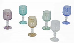small glasses   assorted colours, art 0461400
