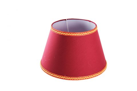 red medium smooth cone lampshade cm 35, art 05495PMRED
