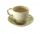 set of six creamware cups with saucers, art 0690007SET6