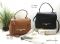 jacqueline large leather bag black color with handle, art 0780336