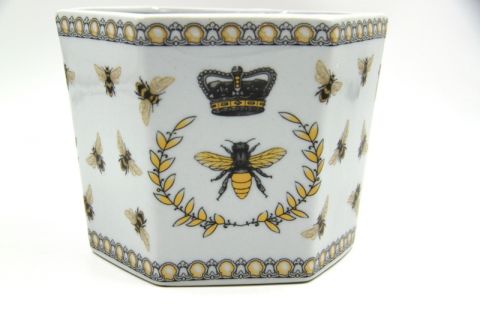 exagonal vase "queen bee", art 0628700
