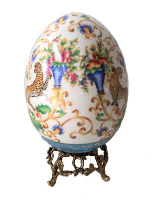 egg with bonze base, art 0657400