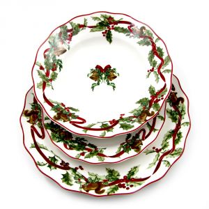 18 pcs "Christmas Carol" plates, art 0722601