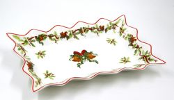 centerpiece with shaped border "Christmas Carol", art 9810316
