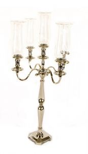 tall candlestick 5 flames 87 cm with glasses, art 9718311