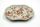 ceramic shaped centerpiece "Armonia di Rose" cm 24, art 9830175