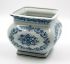 handmade ceramic squared cachepot "Sorrento", art 9837169