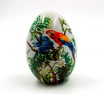 Ceramic big egg parrots, art 9838156
