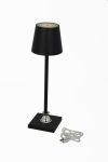 LAMPADA RICARICABILE USB NERA CON SHEFFIELD, art 0540101