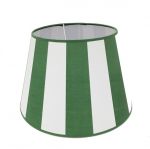 medium green stripes lampshade cm 40, art 0549501