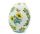 egg "yellow flowers with birds" cm 20, art 0691220