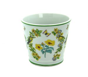 vase holder "Yellow Flowers with little bird" 20 cm, art 0691224