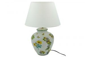 "yellow flowers with birds" lamp, art 0691229