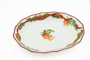 "christmas whishes" oval serving dish cm 30, art 0722909