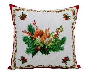cushion "Christmas Carol" 40x40 CM with filler, art 0858140