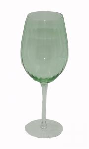 6 pcs set wine goblets green color, art 0474814