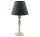 white rechargeable usb led lamp with grey lampshade, art 0546303
