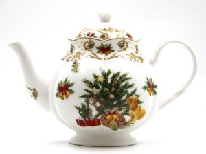 tea pot "christmas dinner night", art 0724204