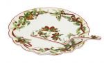 panettone serving dish  "christmas carol"  30 cm, art 9810321