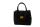 Emilie bag - leather black color with gold closing, handles and belt, art 0780343N