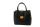 Emilie bag - leather black color with gold closing, handles and belt, art 0780343N